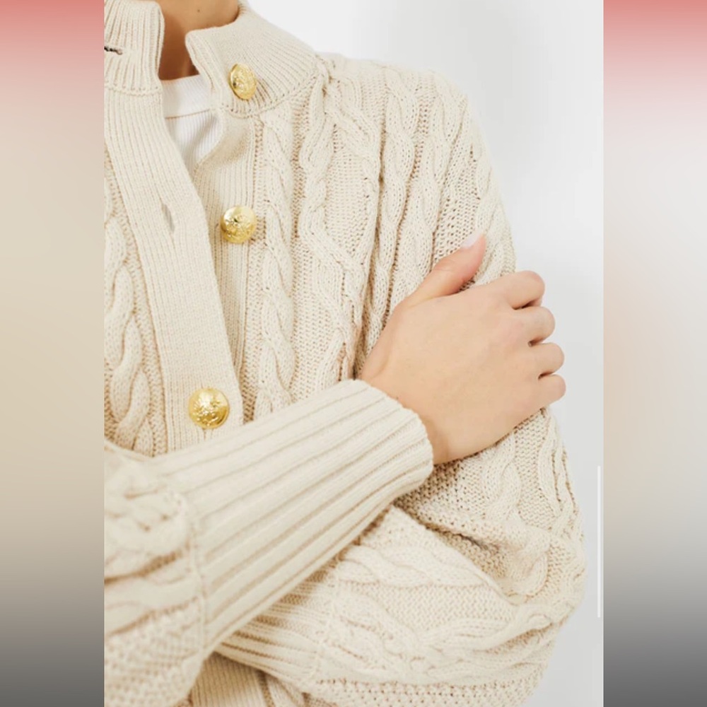 NWOT Tuckernuck Cotton Colette Cardigan - Picture 5 of 6